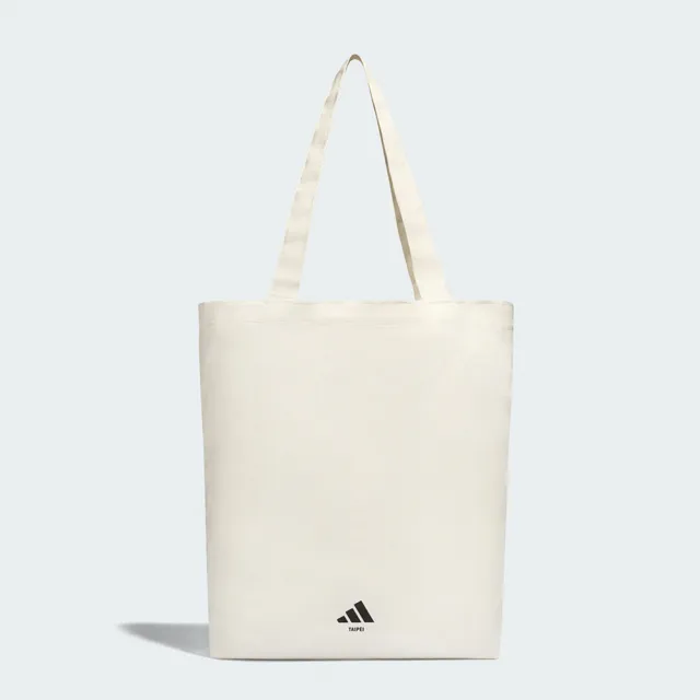 【adidas 愛迪達】Spw Taipei Tote 托特包 城市生活系列 肩背 手提 米(KW1153)