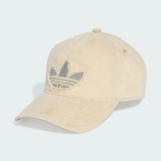 【adidas 愛迪達】Baseball Cap 帽 運動帽 棒球帽 遮陽 米 灰(JW0000)