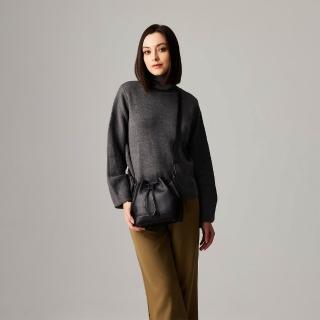 【BRAUN BUFFEL 德國小金牛】蓋蓓 小水桶包-黑色/麥色/杏色(BF874-31-BK/BRA/HM) 女包送禮推薦