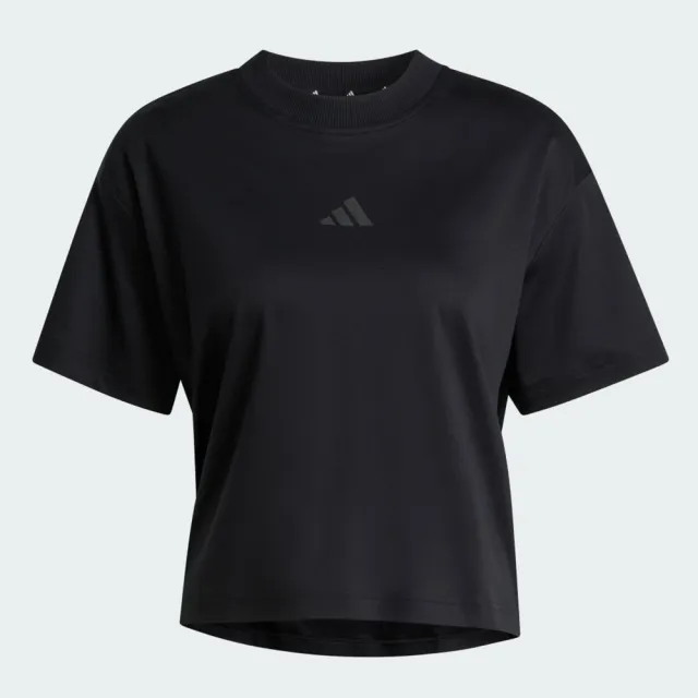【adidas 愛迪達】W Ct Upf Tee 女 T恤 運動上衣 休閒短袖 黑 亞版(JZ6945)