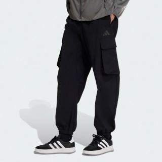 【adidas 愛迪達】M Ct Q4 Wb Pt 男 長褲 運動長褲 休閒長褲 防潑水 防風 黑 亞版(JM1472)