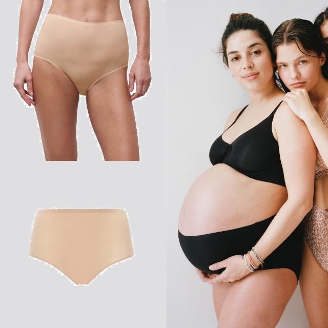 【Chantelle 仙黛爾】Soft Stretch.涼感透氣高腰無痕女內褲 黑膚粉色任選.26470_0WU(超強彈力包覆)