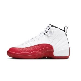 【NIKE 耐吉】Nike Jordan 12 Retro GS Cherry 大童 AJ12 休閒鞋 白 紅 153265-116(153265-116)