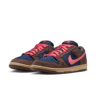 【NIKE 耐吉】運動鞋 滑板鞋 男鞋 NIKE SB DUNK LOW PRO 緩震 經典 撞色 棕 藍(HQ1625200)