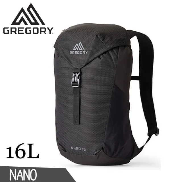 【Gregory】16L NANO多功能背包《光學黑》153056/登山包/後背包/電腦包/旅行