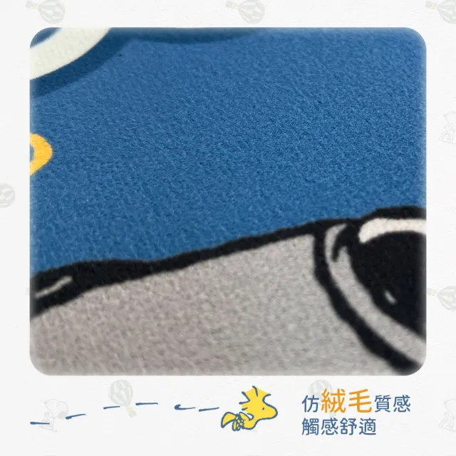 【SNOOPY 史努比】超吸水造型止滑吸水地墊(SET品號)