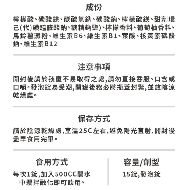 即期品【Doppelherz 德之寶】維他命B群發泡錠15錠/罐(德國雙心)