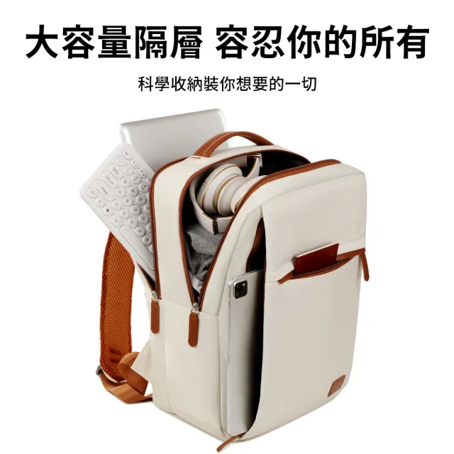 【OMG】雙11 商務旅行後背包 減壓雙肩電腦包 防水通勤書包 筆電收納神器