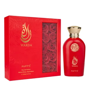 【Riiffs】WARDA 玫瑰女士 EDP淡香精香水禮盒100ml(杜拜原裝-專櫃公司貨)