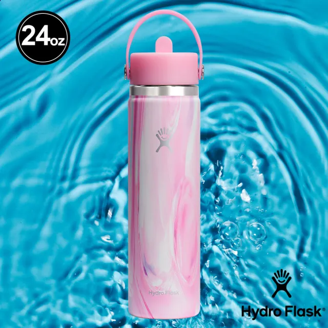 【Hydro Flask】24oz/709ml 寬口 吸管 真空 保溫瓶 Jelly(保溫 保冰 保冷 大容量 手搖杯)