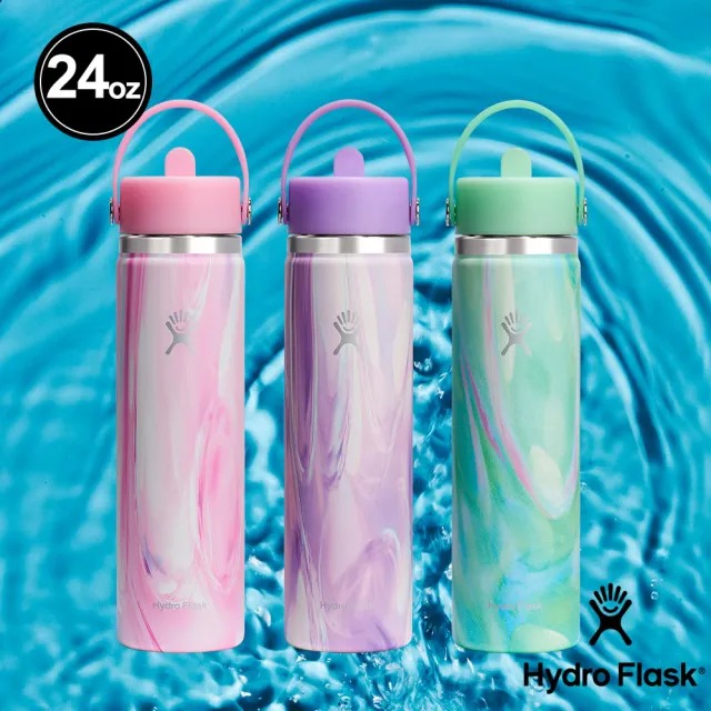 【Hydro Flask】24oz/709ml 寬口 吸管 真空 保溫瓶 Jelly(保溫 保冰 保冷 大容量 手搖杯)