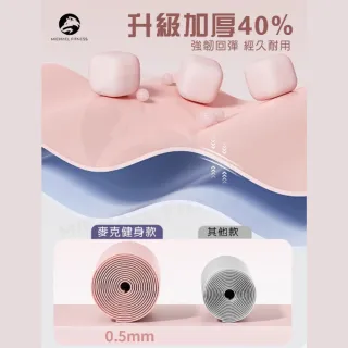 【Michael Fitness 麥克健身】瑜伽拉力帶 彈力帶 拉力帶 力量訓練 阻力帶(加厚防斷 各種強度滿足不同需求)