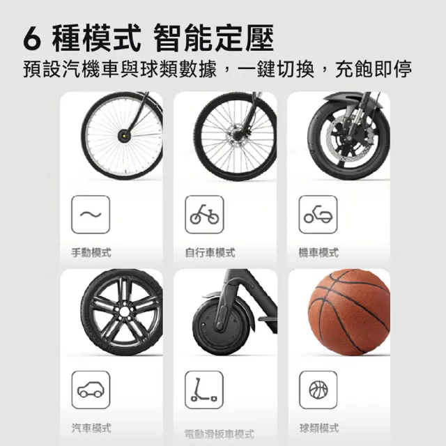 【小米】官方旗艦館 Xiaomi 電動打氣機 2 輕巧便攜/150 psi高壓充氣/預設充氣模式