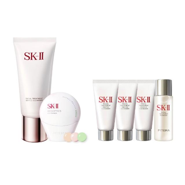 【SK-II】CC霜30g＋潔面乳120g(五合一小白球/自然膚或玫瑰粉/新客入手)