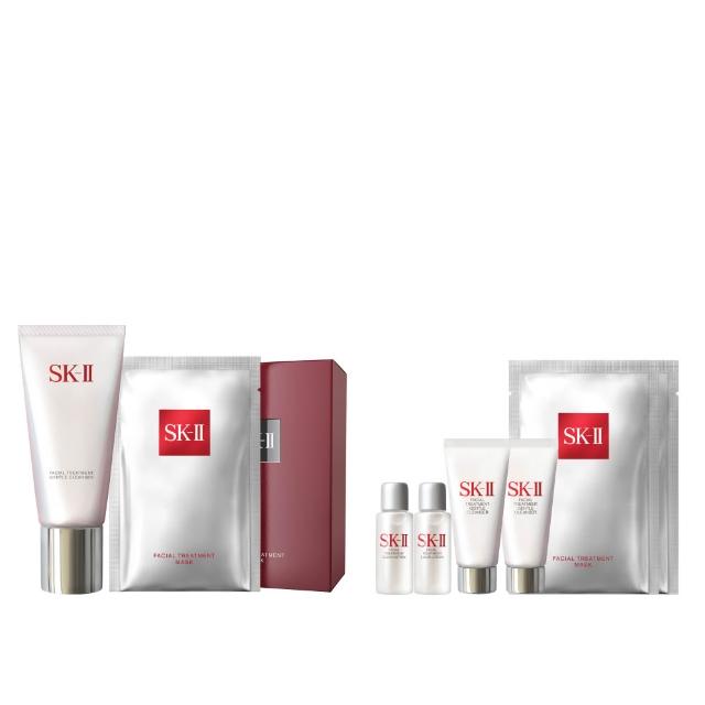 【SK-II】面膜潔面雙重組(面膜6片＋潔面乳120g)