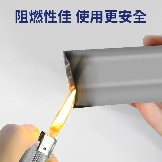 PVC軟膠線槽 寬2公分x5米 黑色/灰色/白色 電線槽 地面走線 B-CD20x5(壓條配線槽 電線收納)