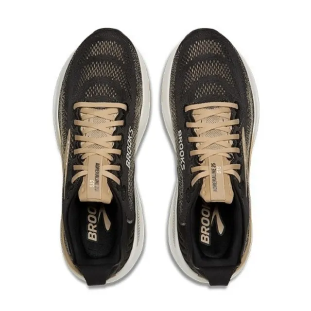 【BROOKS】Adrenaline GTS 25 男 慢跑鞋 跑鞋 路跑 黑 橘(1104541D071)
