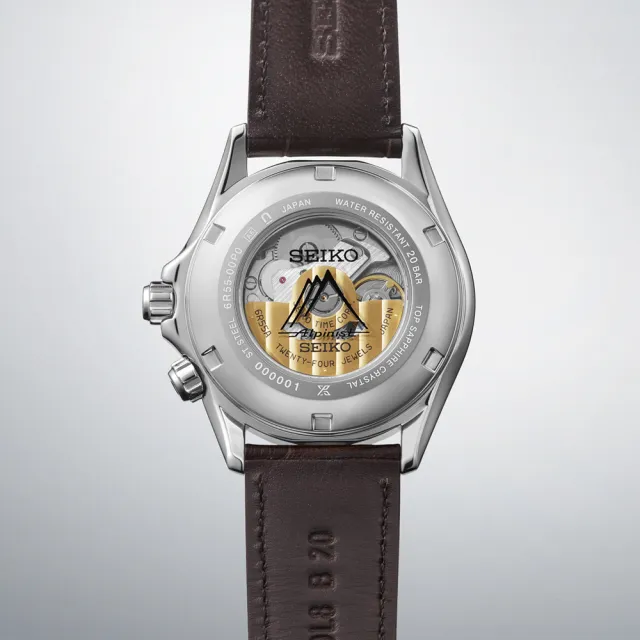 【SEIKO 精工】Prospex Alpinist運動復古風格機械錶-綠x咖啡/39.5mm 送禮(SPB507J1/6R55-00P0G)618 禮物