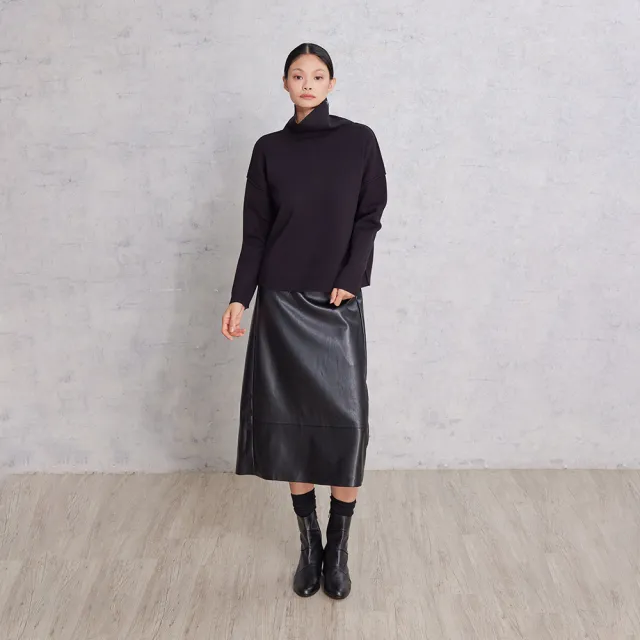 【giordano ladies】25FW 撞色立領針織衫(02355570)
