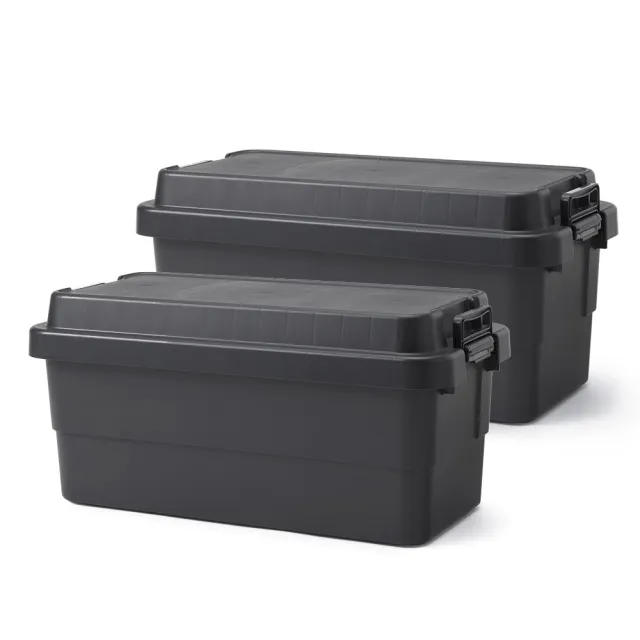 【MUJI 無印良品】耐壓收納箱/特大 約70L(2入組)