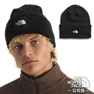 【The North Face】男女 中性款 Big box beanie 休閒保暖毛帽(85CW-JK3 太空黑)