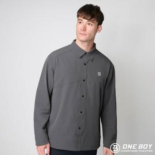 【ONE BOY】機能防潑水透氣登山尼襯衫式外套(N240063)