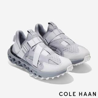【Cole Haan】5.ZG MONK STRAP RUNNER 運動慢跑鞋 男款寬楦 冰霜灰(C36599)