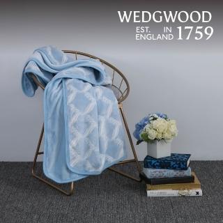 【WEDGWOOD】超細纖維雙層單面印花毛毯｜桂冠之舞/木蘭芳華 任選(雙人毯180x210cm)