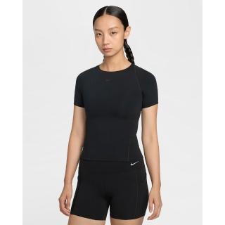 【NIKE 耐吉】短袖上衣 女 AS W NK DF UNVRSA SS TOP SNL 運動 休閒 Dri-FIT 黑 (IO1272010)