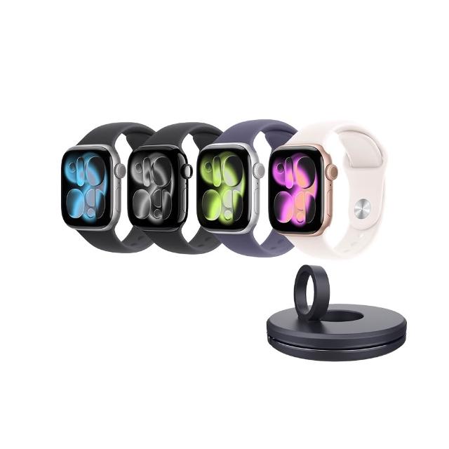 犀牛盾編織錶帶組【Apple】Apple Watch Series 11 GPS 46mm(鋁金屬錶殼搭配運動型錶帶)