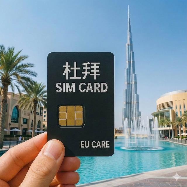 【EU CARE 歐台絲路】杜拜上網卡推薦10日10GB｜阿聯酋7國通用 (含阿布達比)｜支援 du 訊號(杜拜上網)