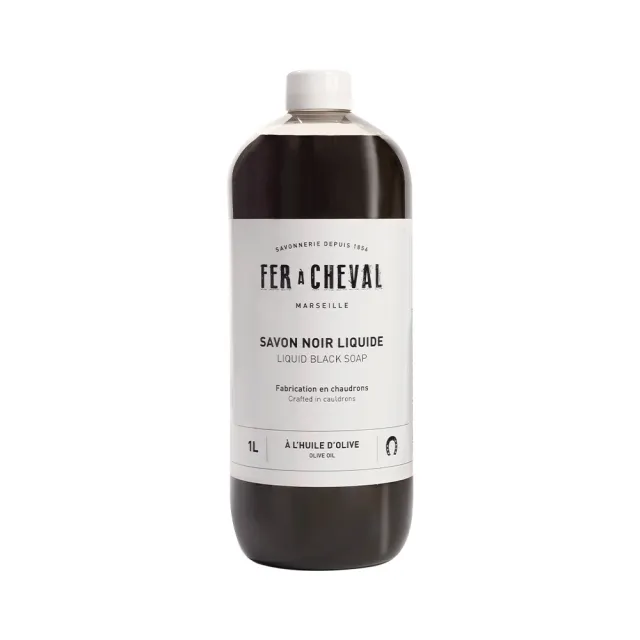 【Fer a Cheval 法拉夏】黑皂液 1L(去汙除霉 窗戶 地板清潔 浴廁除霉 花草除蟲 草本植萃)