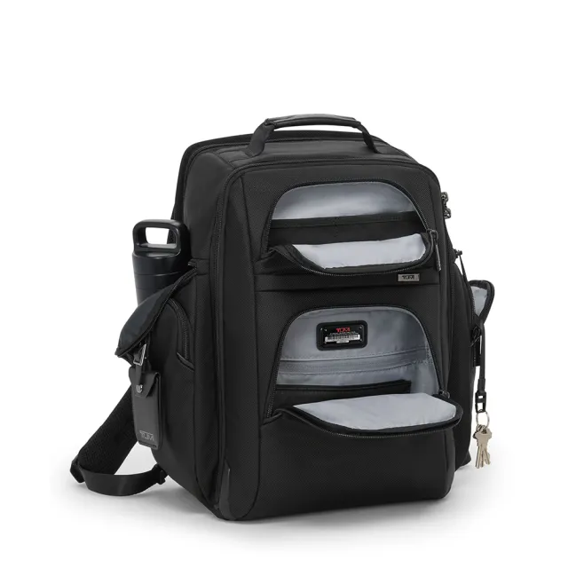 【TUMI】Alpha TUMI Brief 15 吋筆電彈道尼龍商務後背包 - 黑色(TUMI 官方旗艦店)