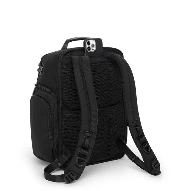 【TUMI】Alpha TUMI Brief 15 吋筆電彈道尼龍商務後背包 - 黑色(TUMI 官方旗艦店)