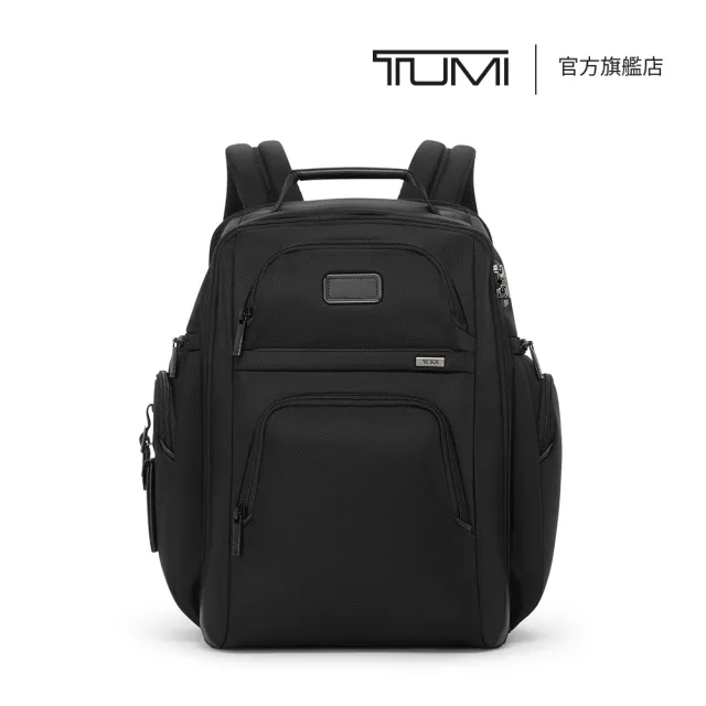 【TUMI】Alpha TUMI Brief 15 吋筆電彈道尼龍商務後背包 - 黑色(TUMI 官方旗艦店)