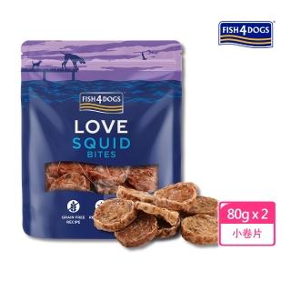 【FISH4DOGS 海洋之星】即期良品 珍愛營養點心-小卷片 80G*2入(狗零食 效期20260726)