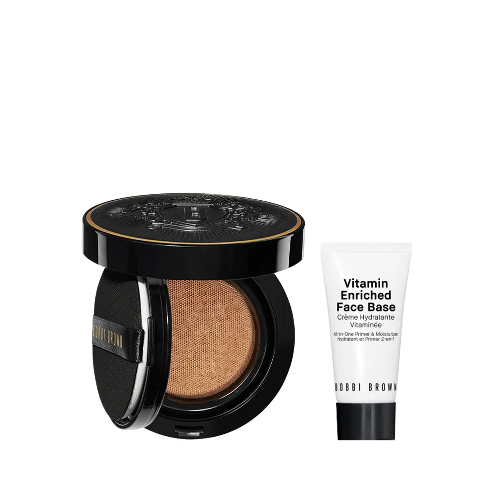 【Bobbi Brown 芭比波朗】霧光持久氣墊粉餅(SPF40 PA+++/柔霧小黑盒/持妝/遮瑕/控油/粉底/防曬)