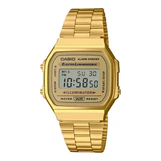 【CASIO 卡西歐】拾光復古金屬錶(A168WG-9A)
