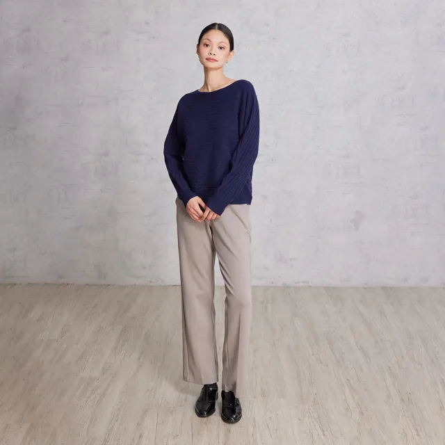 【giordano ladies】25FW 麻花織紋蝙蝠袖上衣(02355564)
