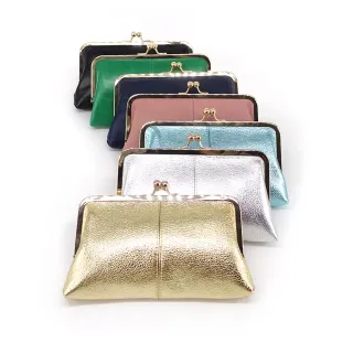 【LouiseC.】真皮 Tree House 牛皮復古口金珠釦長夾-7色(CC2080)