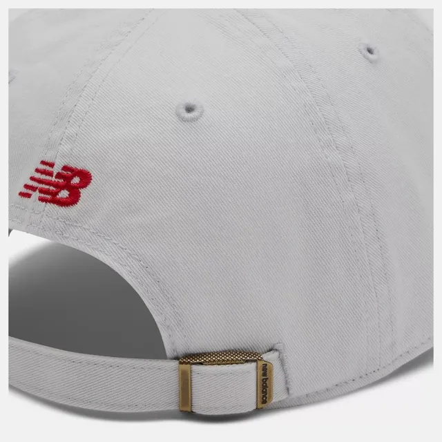 【NEW BALANCE】47 Hat 休閒帽 老帽 鴨舌帽 棒球帽 男女 米白 刺繡 AC62926GYM