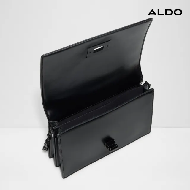 【ALDO】VYVIIENNE-經典動物紋理肩背包/斜背包(黑色)