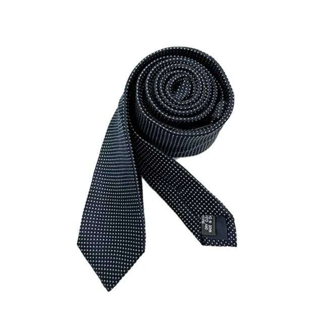 【G2000】男款 時尚絲質暗紋配襯領帶-烏賊墨水色(5110026079)  面試 職場 通勤穿搭 父親節禮物