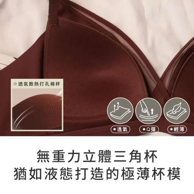 【玉如阿姨】3件組 -極致貼合 輕薄裸感 零存在感無鋼圈★0780(無鋼圈內衣 輕薄裸感 女內衣 女內著 台灣製)