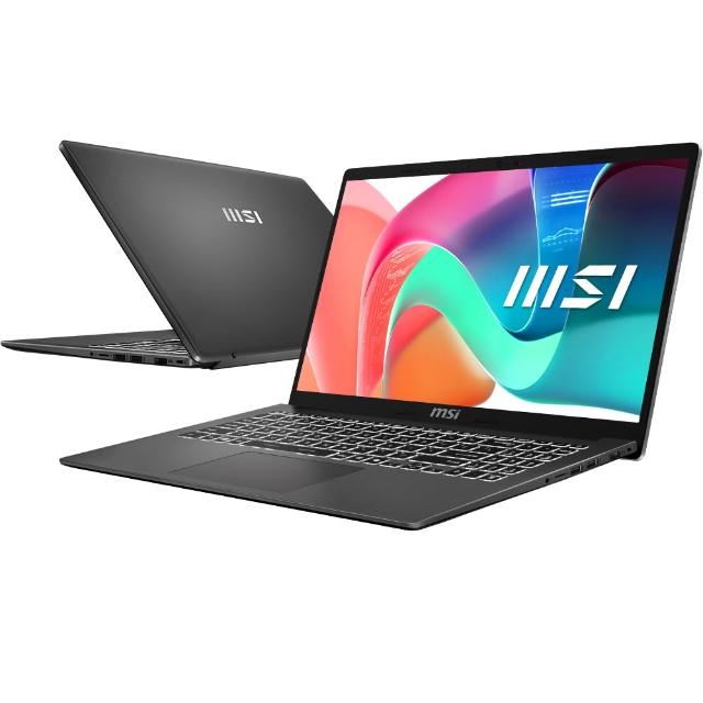 【MSI 微星】15.6吋 i5-1334U 輕薄效能筆電(Modern 15/16G/512GB SSD/Win11/F13MXG-1024TW)