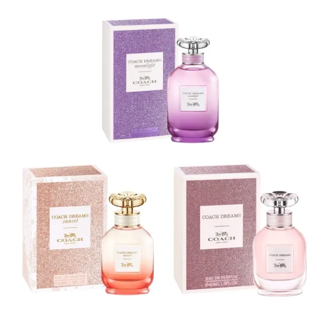 【COACH】DREAMS逐夢/逐夢月光/逐夢暮光/女性淡香精 40ml-任選 (專櫃公司貨)