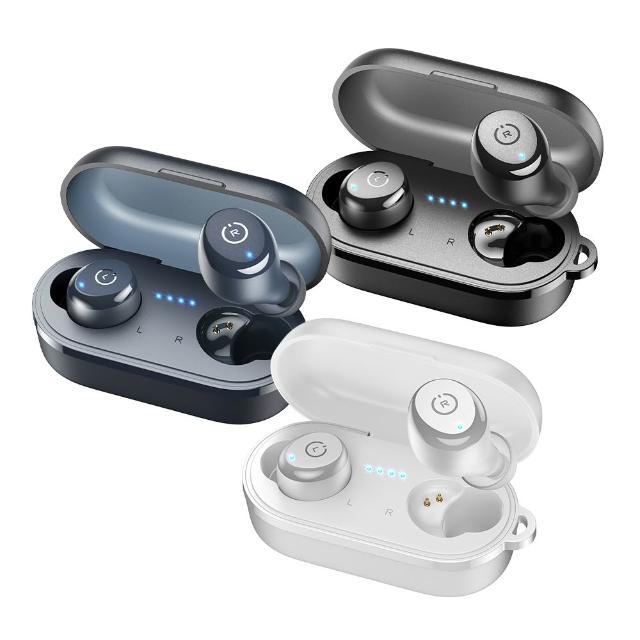  TOZO T10S 運動耳機搭載5.38mm大動圈單元與ENC AI通話技術，提供清晰語音與強烈低音表現。IPX8防水等級，適合運動與戶外使用。支援Type-C連線，相容Android與iOS系統，並附贈耳帽、說明書與充電盒，輕巧舒適，提升運動體驗。 