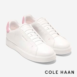 【Cole Haan】GRANDPRO LUXE SLIP ON SNEAKERS 休閒鞋 女款寬楦 粉白色(W34788)