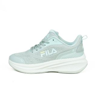 【FILA】女 運動休閒鞋 舒適 灰 水藍(5-J352Z-666)