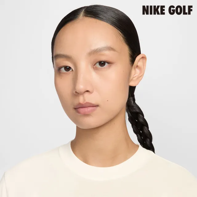 【NIKE GOLF】Nike 女款 Dri-FIT 短袖網球 T 恤 米色(IQ3835-133)